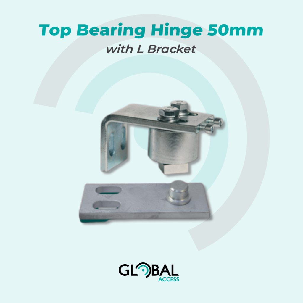 Top Bearing Hinge 50mm with L Bracket