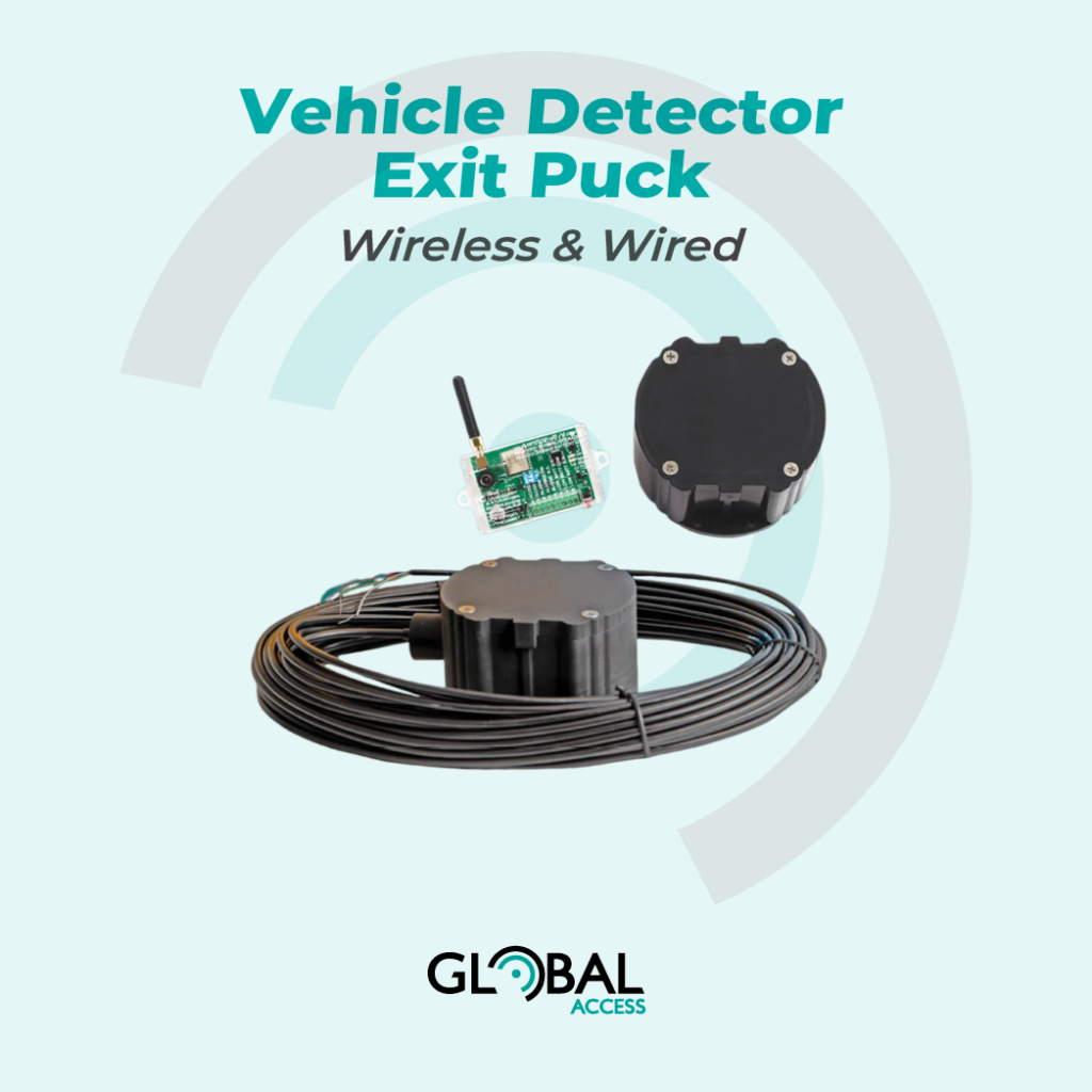 Vehicle Detector Exit Puck – Wireless & Wired