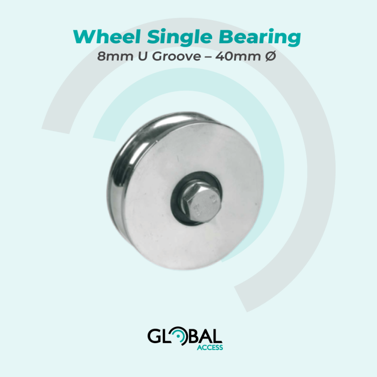 Wheel Single Bearing – 8mm U Groove – 40mm Ø