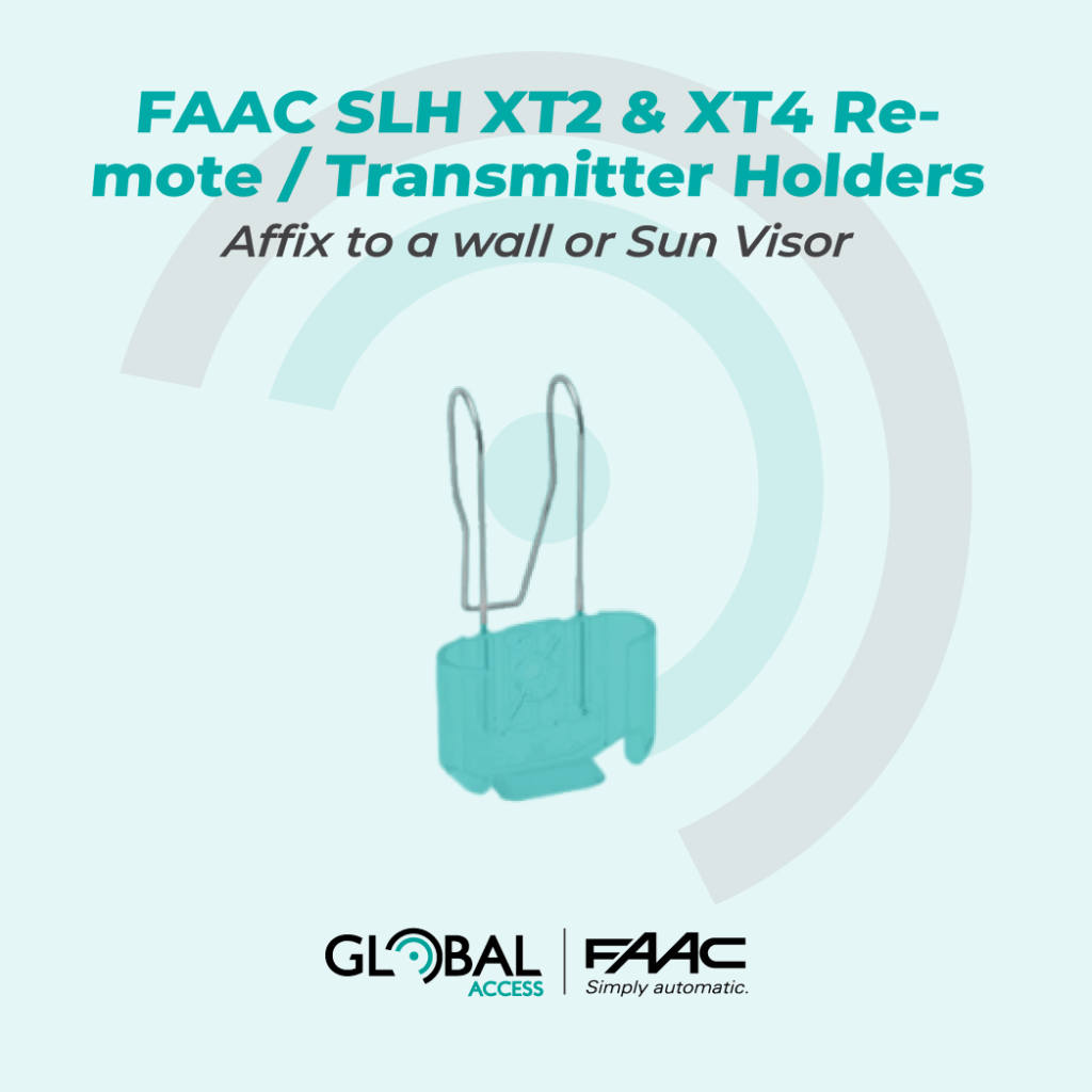 FAAC SLH XT2 & XT4 Remote Transmitter Holders – Affix to a wall or Sun Visor