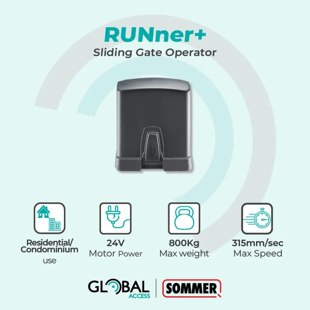 Sommer Runner+ Sliding Gate Operator