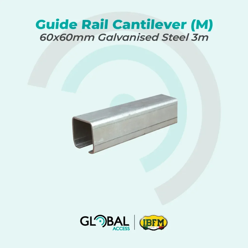 IBFM - Guide Rail Cantilever (M) 60x60mm Galvanised Steel