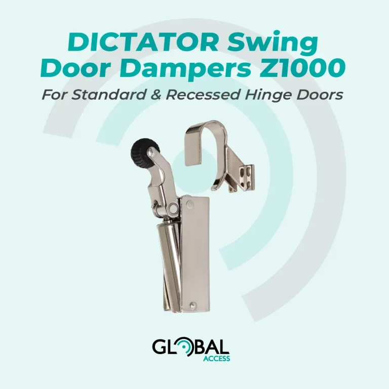 DICTATOR Swing Door Dampers for Standard & Recessed Hinge Doors Z1000