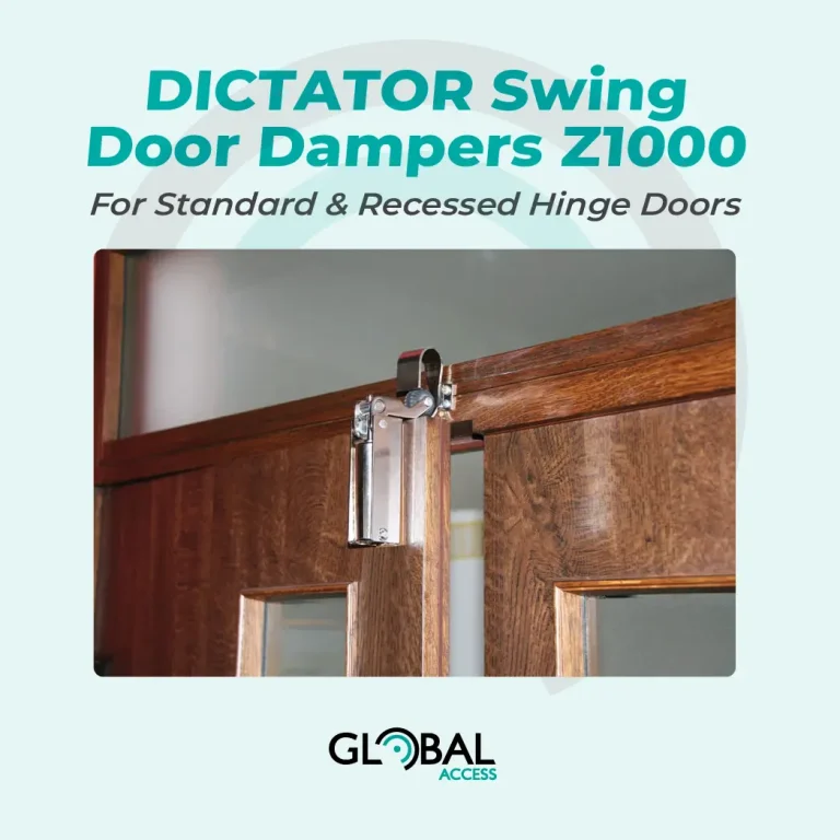 DICTATOR Swing Door Dampers for Standard & Recessed Hinge Doors Z1000