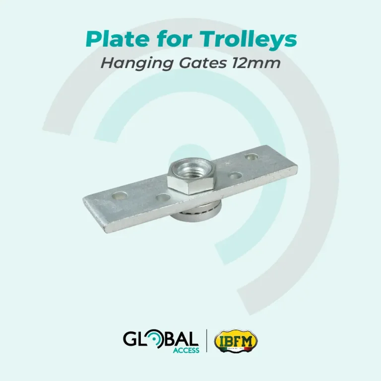 IBFM Plate for Trolleys-Hanging Gates 12mm
