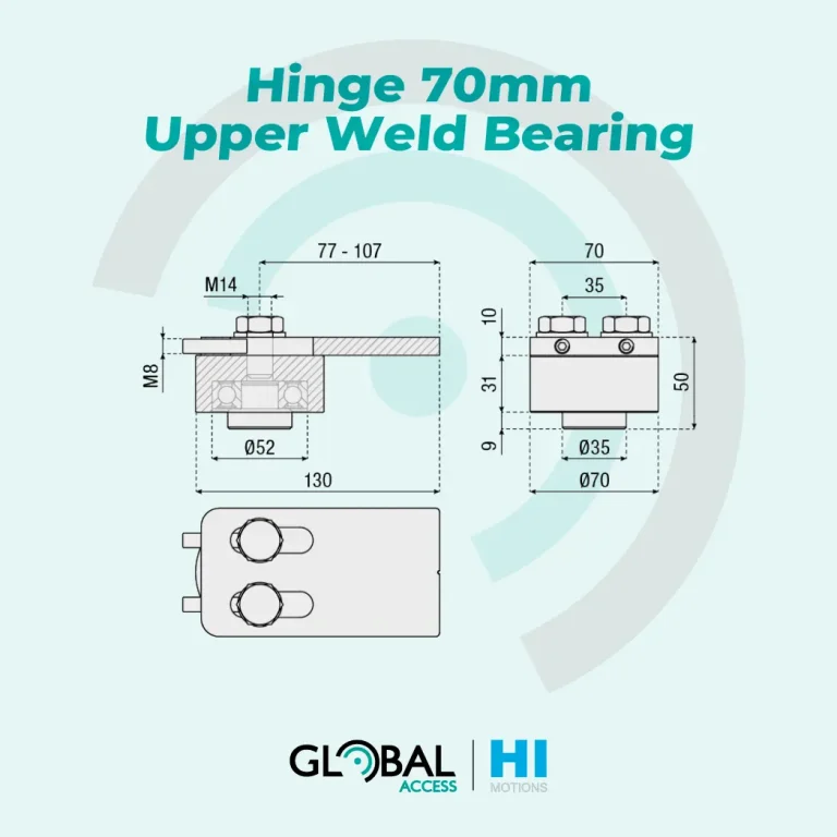 Hi-Motions Hinge 70mm Upper Weld Bearing2