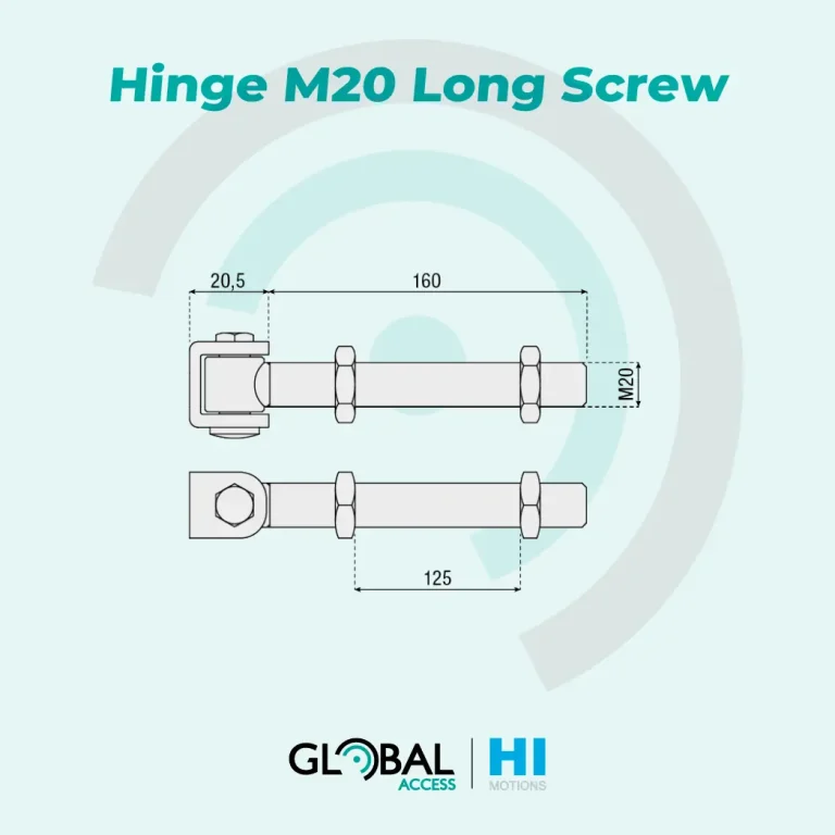 Hi Motions Hinge M20 Long Screw