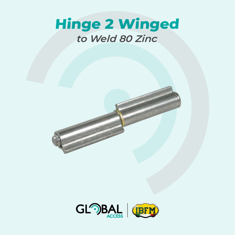 IBFM Hinge 2 Winged to Weld 80 Zinc