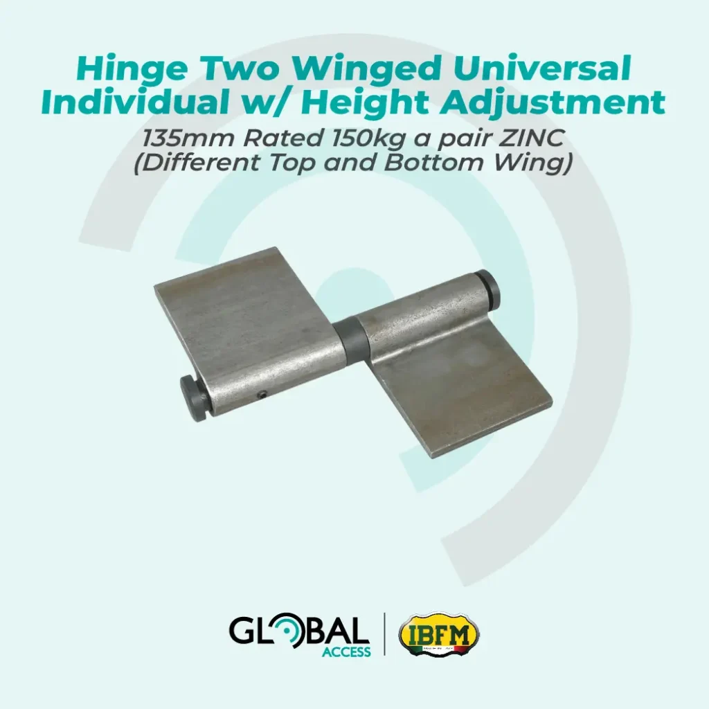 IBFM Hinge Two Winged Universal Individual w Height Adjustment