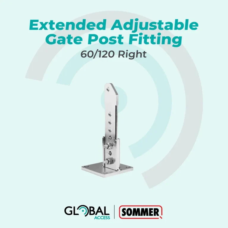 SOMMER Extended Adjustable Gate Post Fitting 60-120 Right