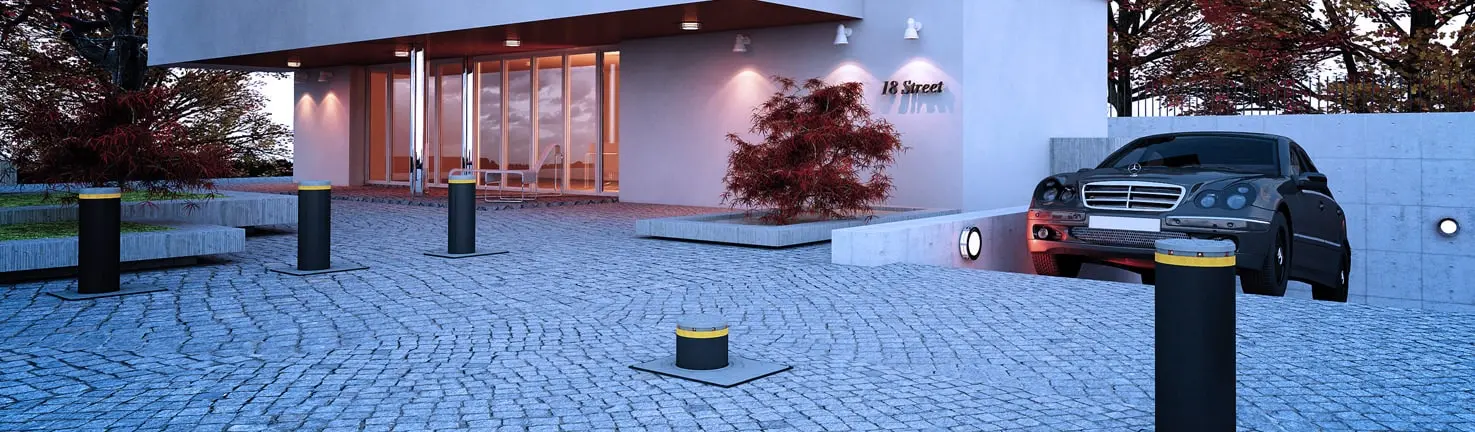 FAAC J200 bollards for residential access control